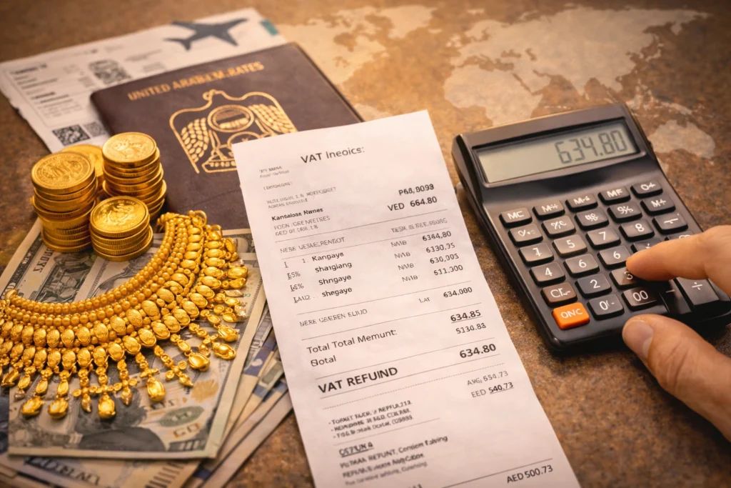 Gold Purchase Receipt and Jewellery