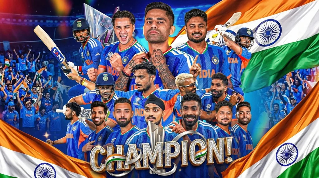India Winners of ICC T20 World Cup 2026