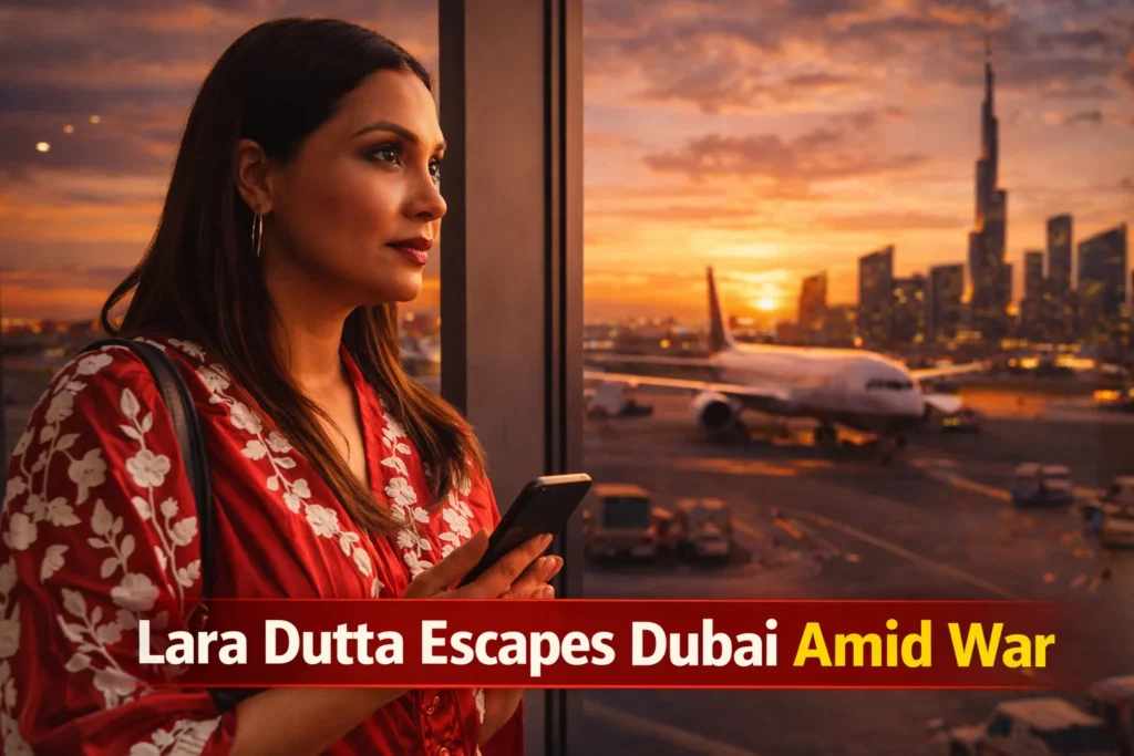 Lara Dutta Escapes Dubai Amid War