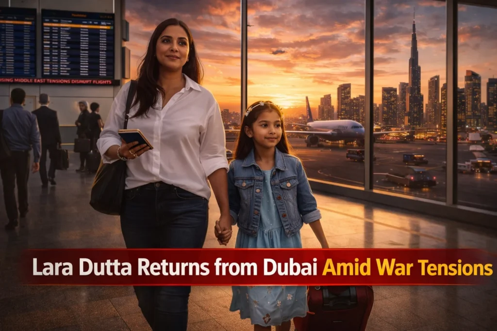 Lara Dutta Returns to Mumbai from Dubai Amid Iran-Israel War, Calls Journey ‘Like Airlift 2’