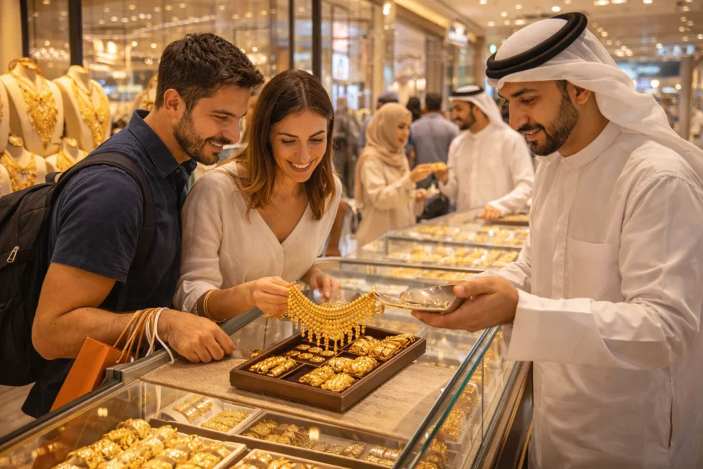 Luxury Gold Shopping in Dubai