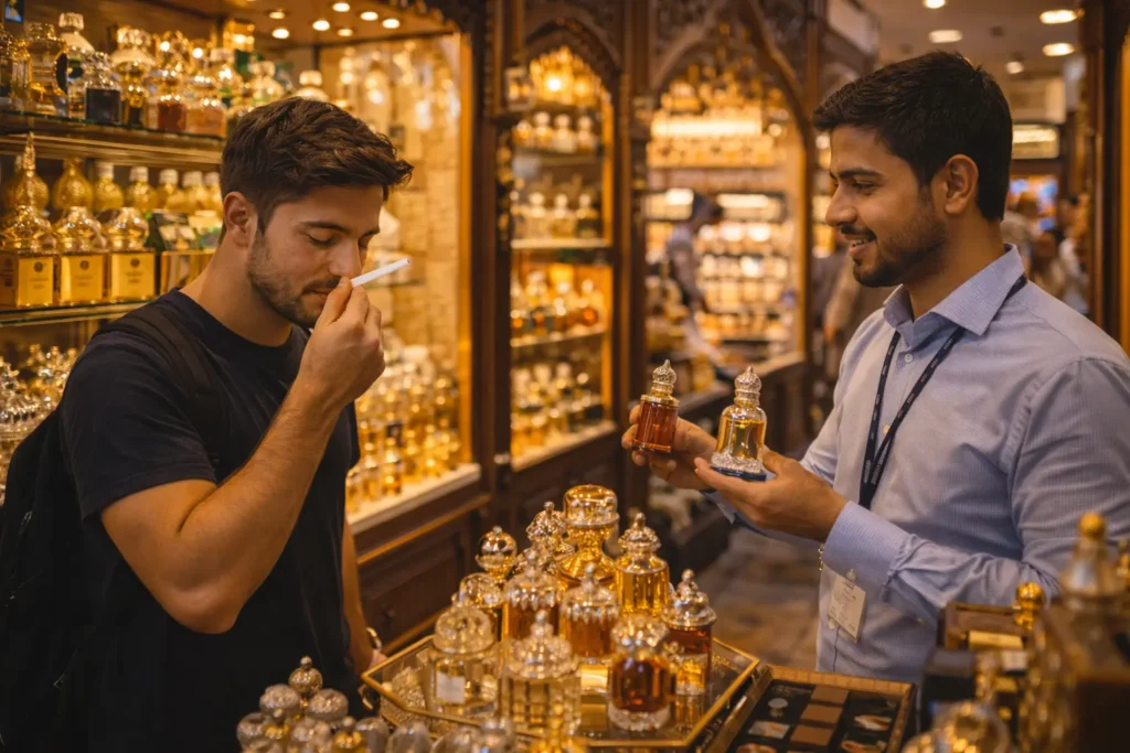 Luxury Scents in a Dubai Boutique
