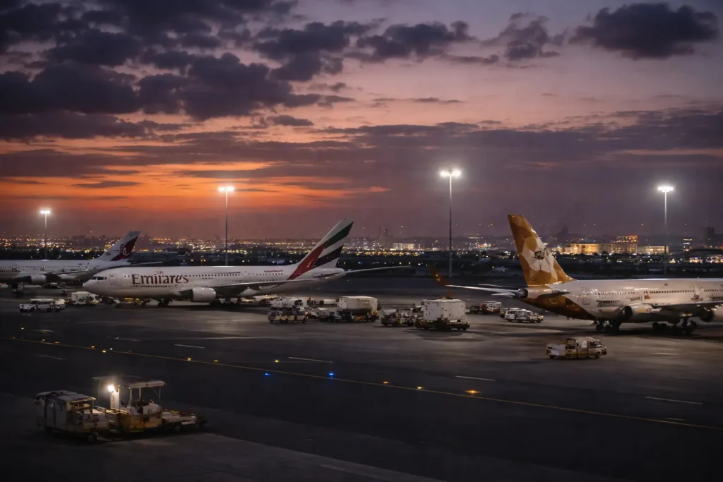 Middle East Airspace Closures Leave Travellers Stranded and Flights Diverted