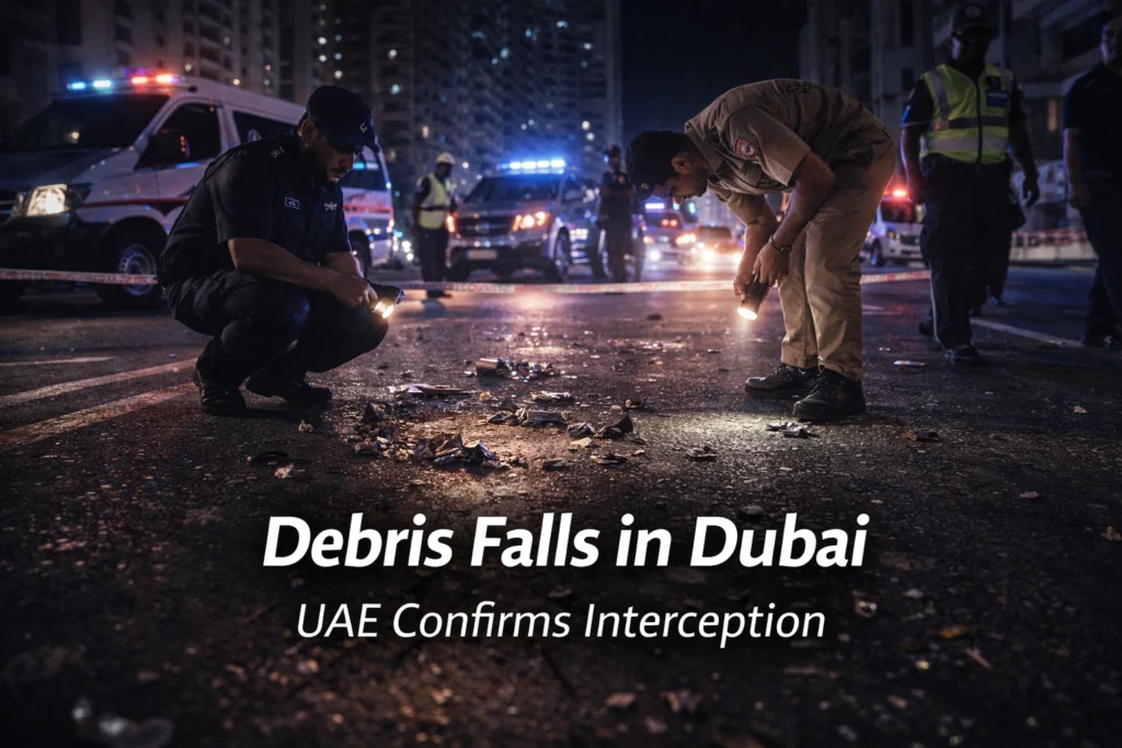 Missile Debris Investigation in Dubai