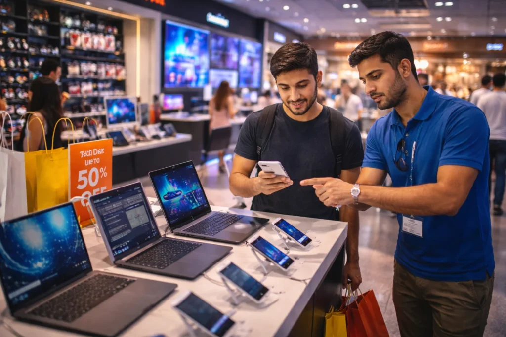 Modern Dubai Electronics Store