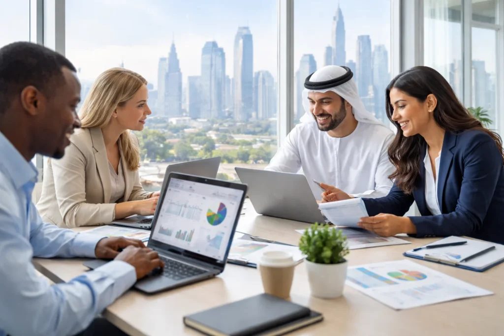 Modern Dubai Office Environment