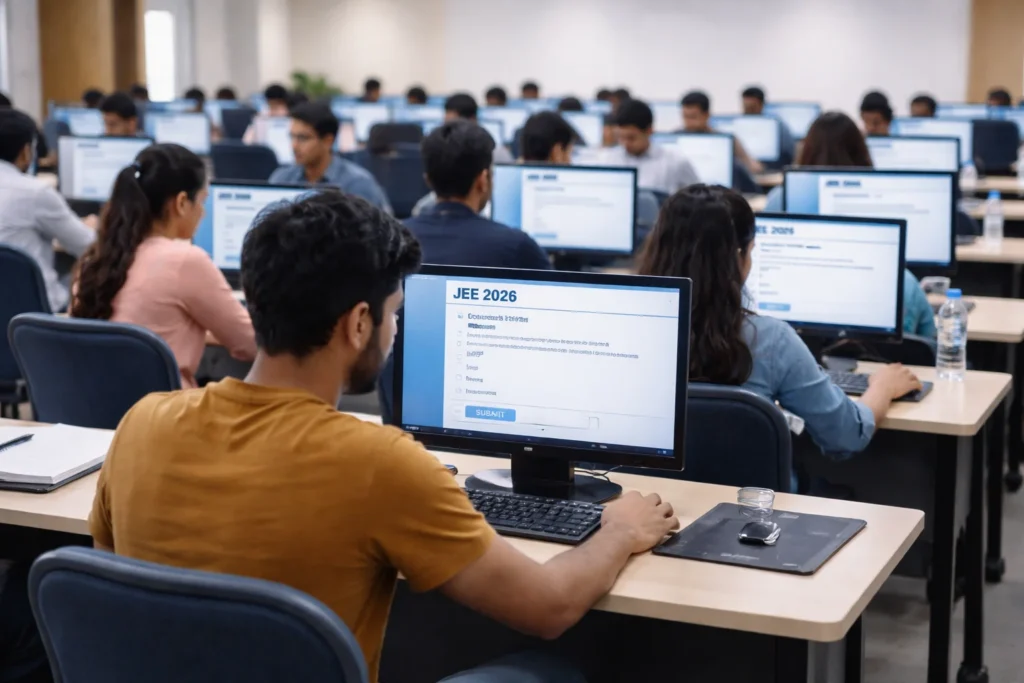 Students Focused on JEE 2026 Exam