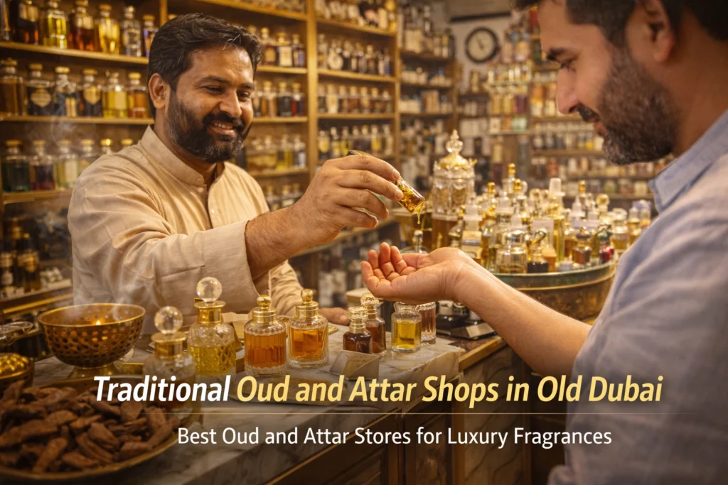 Traditional Oud and Attar Shops in Old Dubai