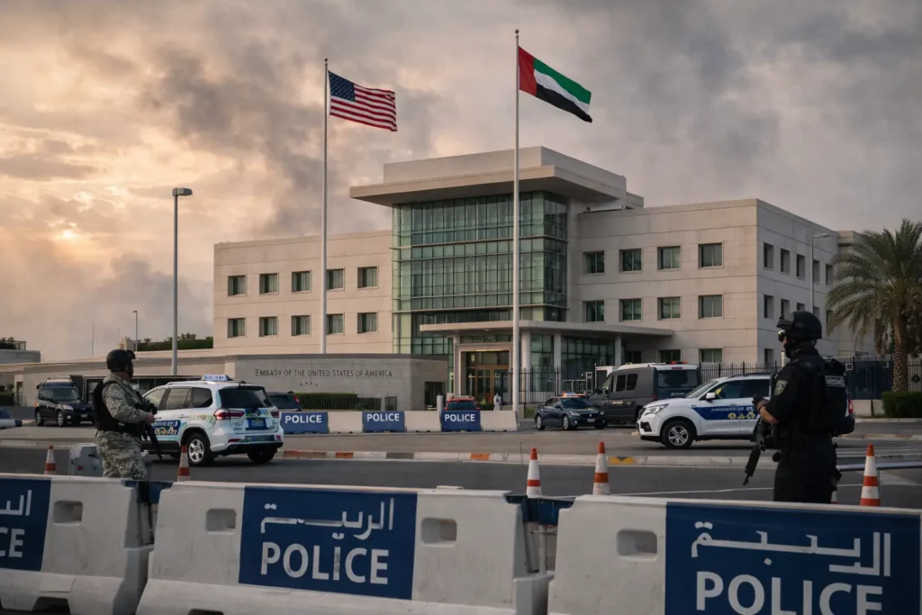 US Embassy in Abu Dhabi and US Consulate in Dubai Temporarily Closed After Drone Attack US Embassy in Abu Dhabi and US Consulate in Dubai Temporarily Closed After Drone Attack