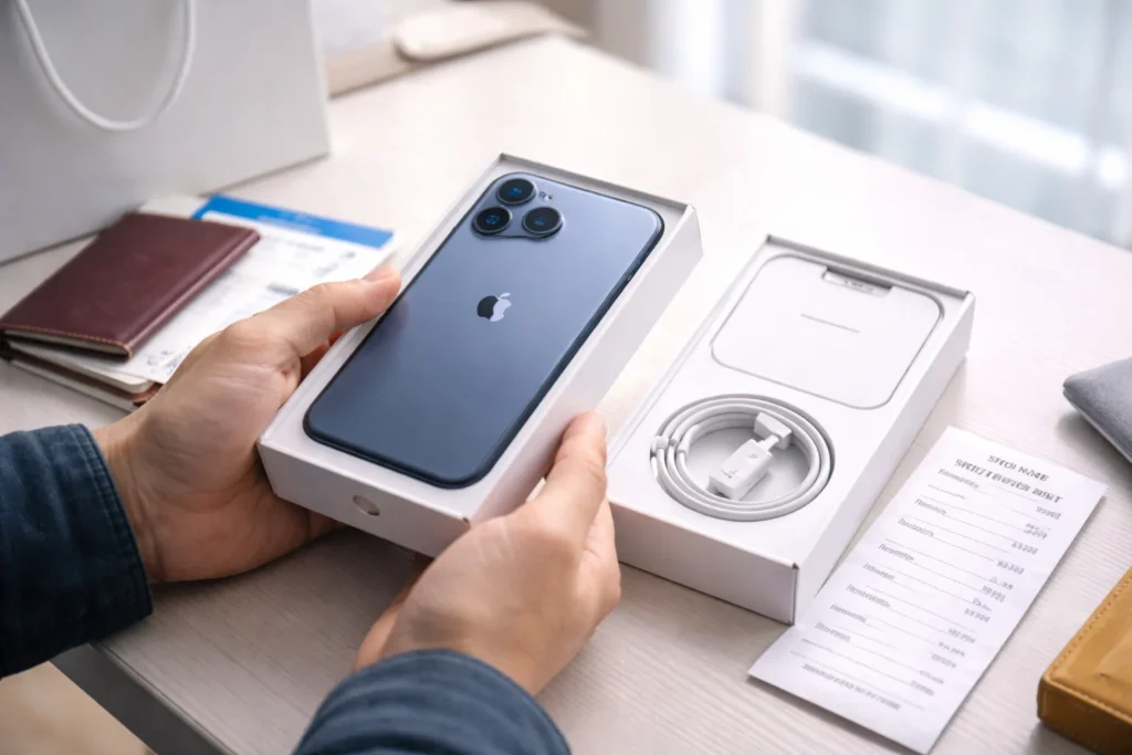 Unboxing a New iPhone and Accessories