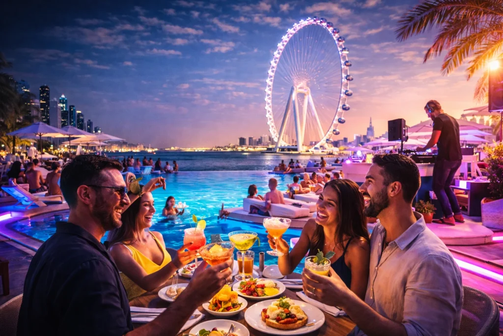 Vibrant Evening at Bla Bla Dubai