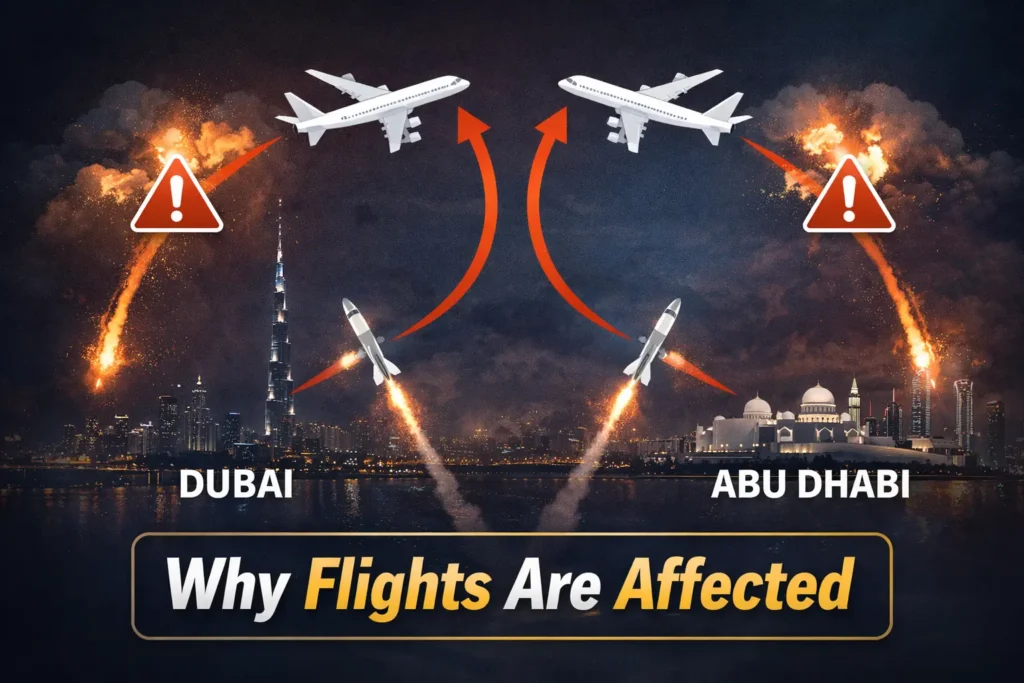 Why flights are affected in Dubai and Abu Dhabi