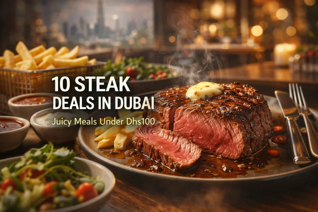 10 Steak Deals in Dubai Under Dhs100 You Need to Try