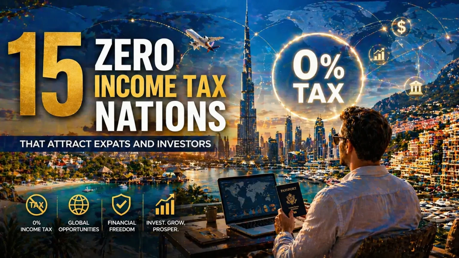 15 Zero Income Tax Nations That Attract Expats and Investors
