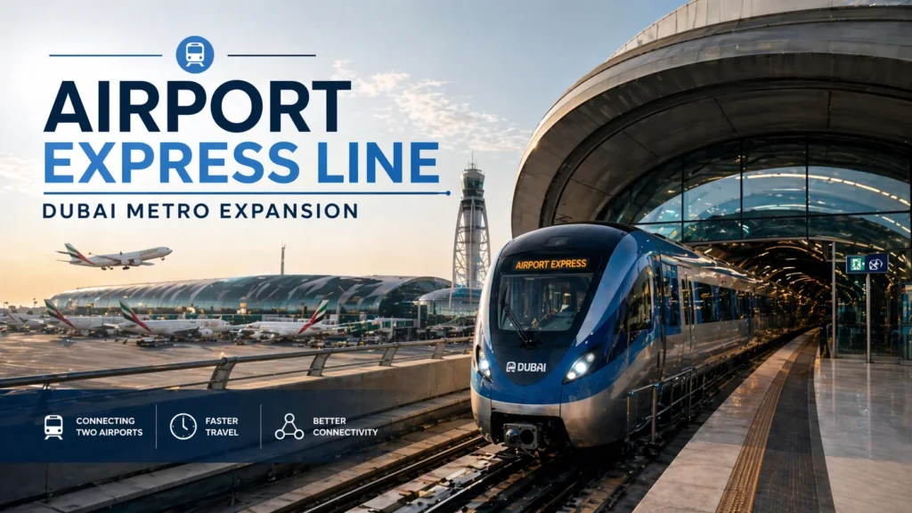Airport Express Line - Dubai Metro Expansion
