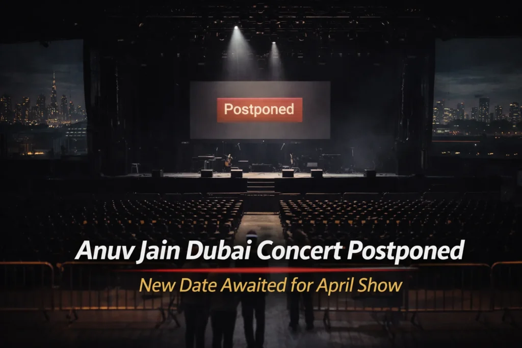 Anuv Jain Dubai Concert Postponed - New Date Awaited for April Show