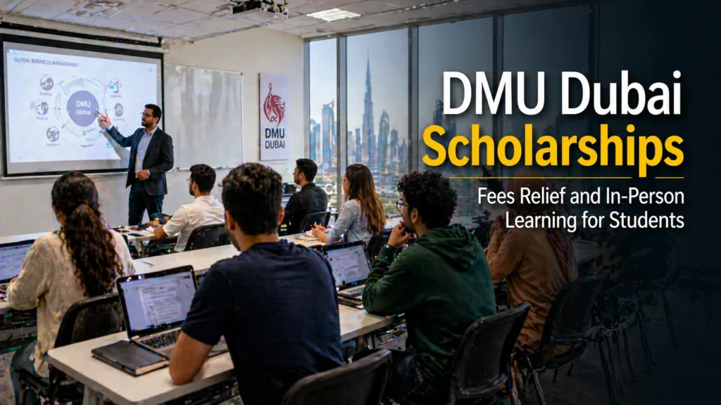 DMU Dubai Scholarships - Fees Relief and In-Person Learning for Students