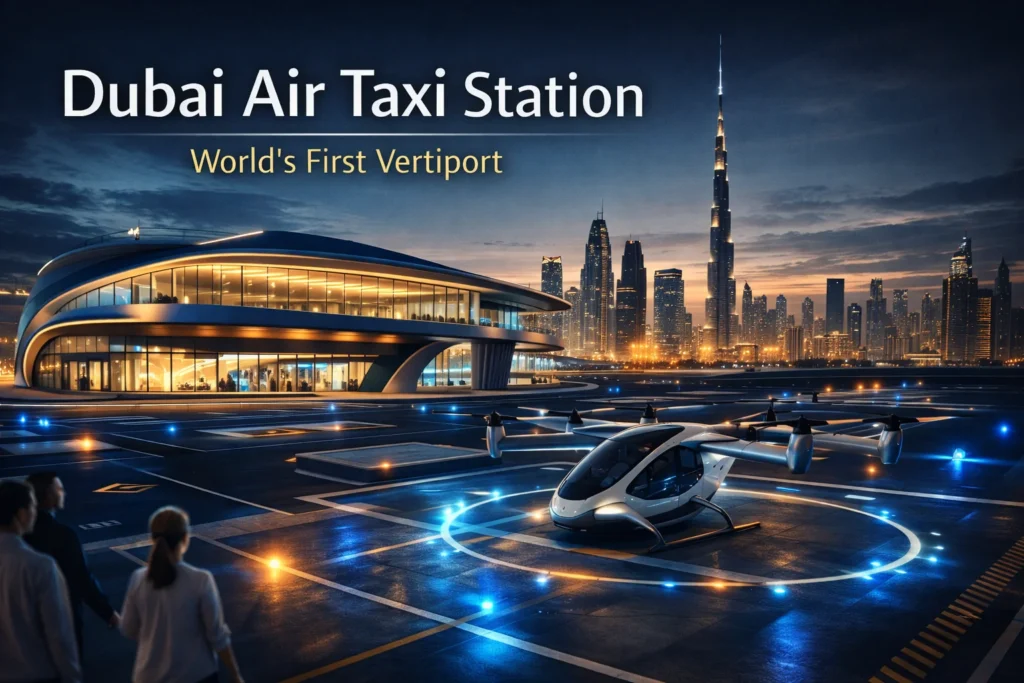 World's First Air Taxi Station Opens in Dubai: 7 Things You Need to Know