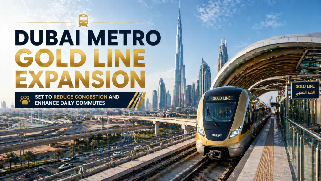 Dubai Metro Gold Line Expansion Set to Reduce Congestion and Enhance Daily Commutes