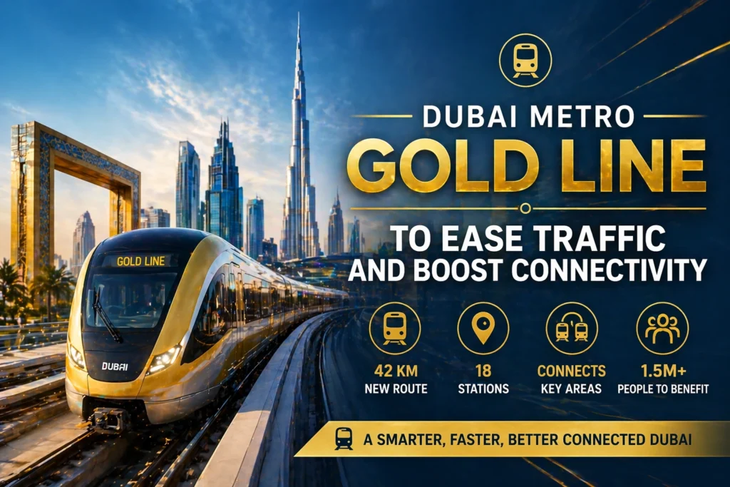 Dubai Metro Gold Line to Ease Traffic and Boost Connectivity