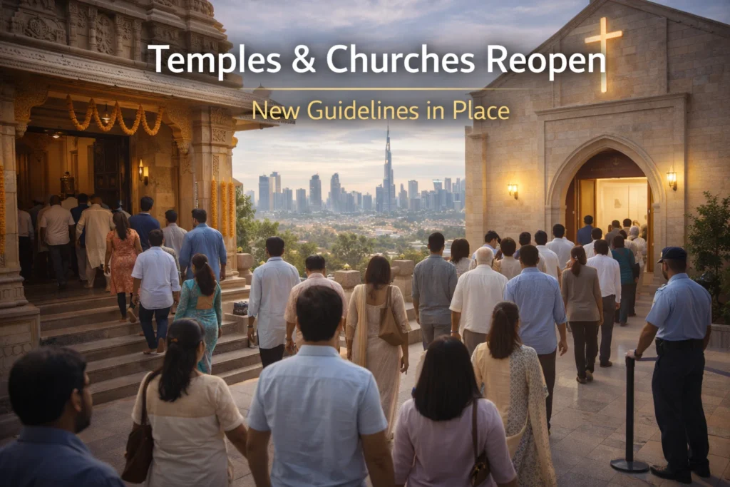 Dubai reopens temples, churches, and gurudwaras from April 11 with limited services
