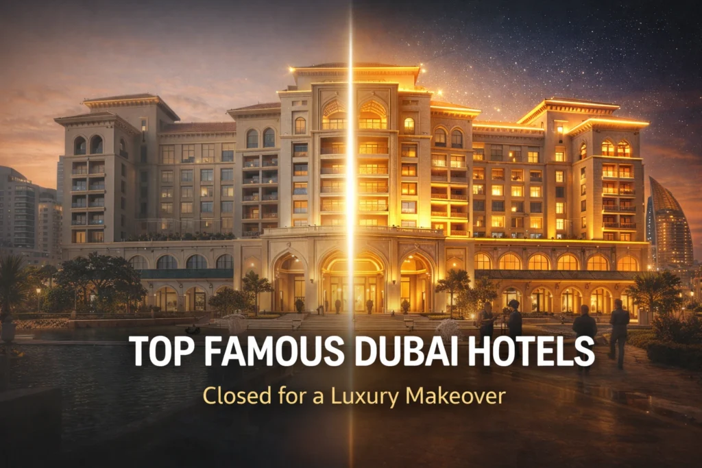 Famous Dubai Hotels Temporarily Closed for Stunning Makeovers