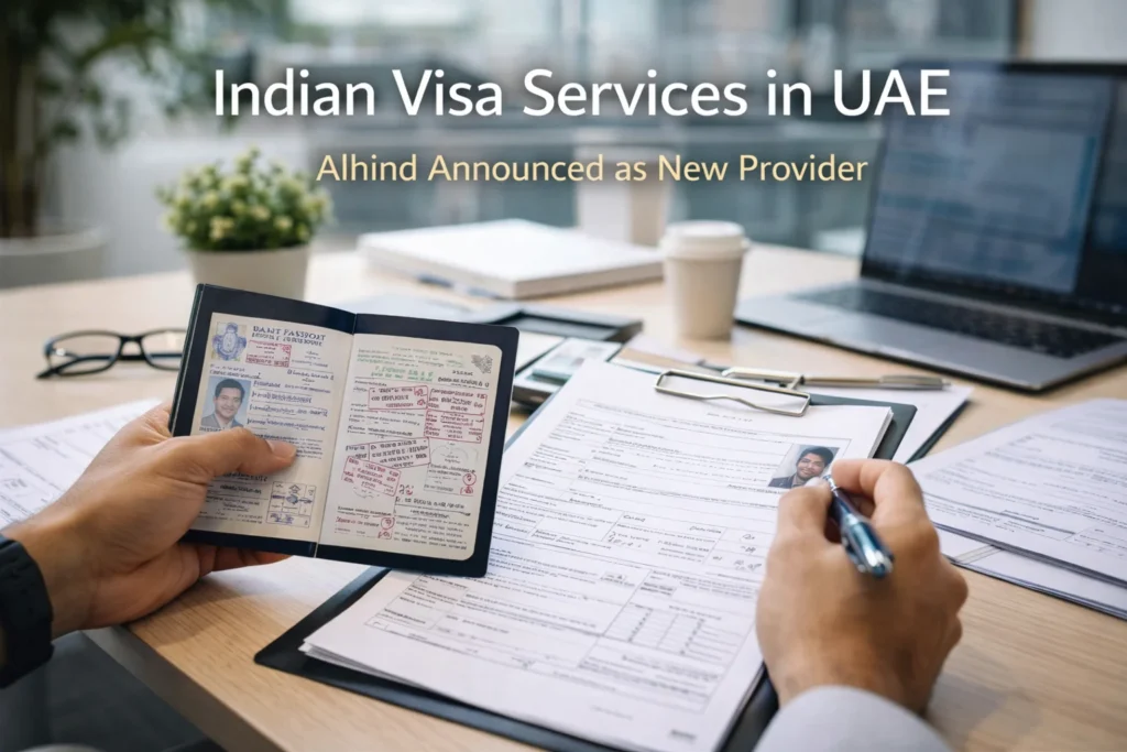 Indian Visa Services in UAE - Alihind Announced as New Provider