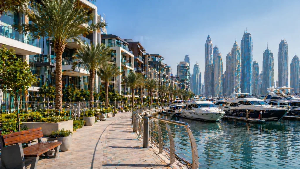 Luxury Waterfront Residential Area in Dubai