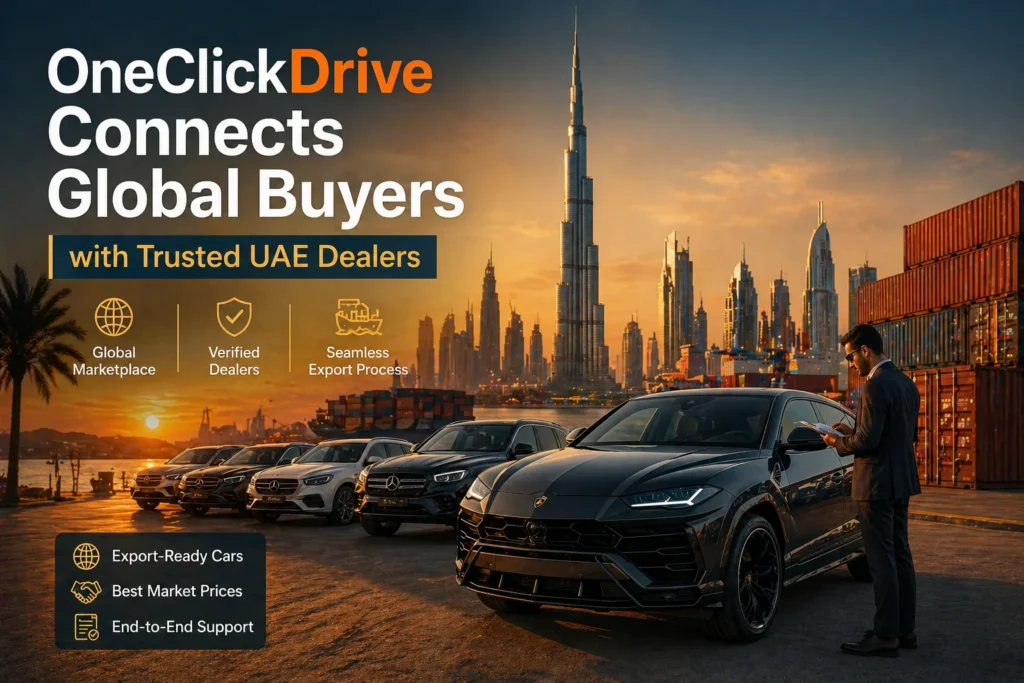 OneClickDrive Connects Global Buyers with Trusted UAE Dealers