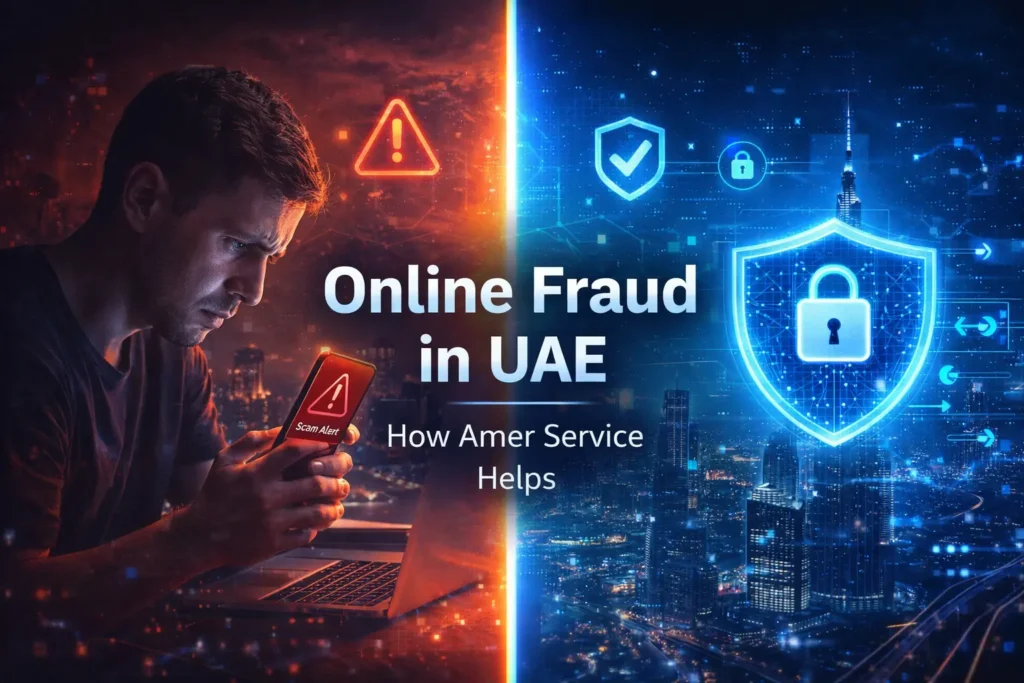 Online Fraud in UAE - Here is How Amer Service Helps