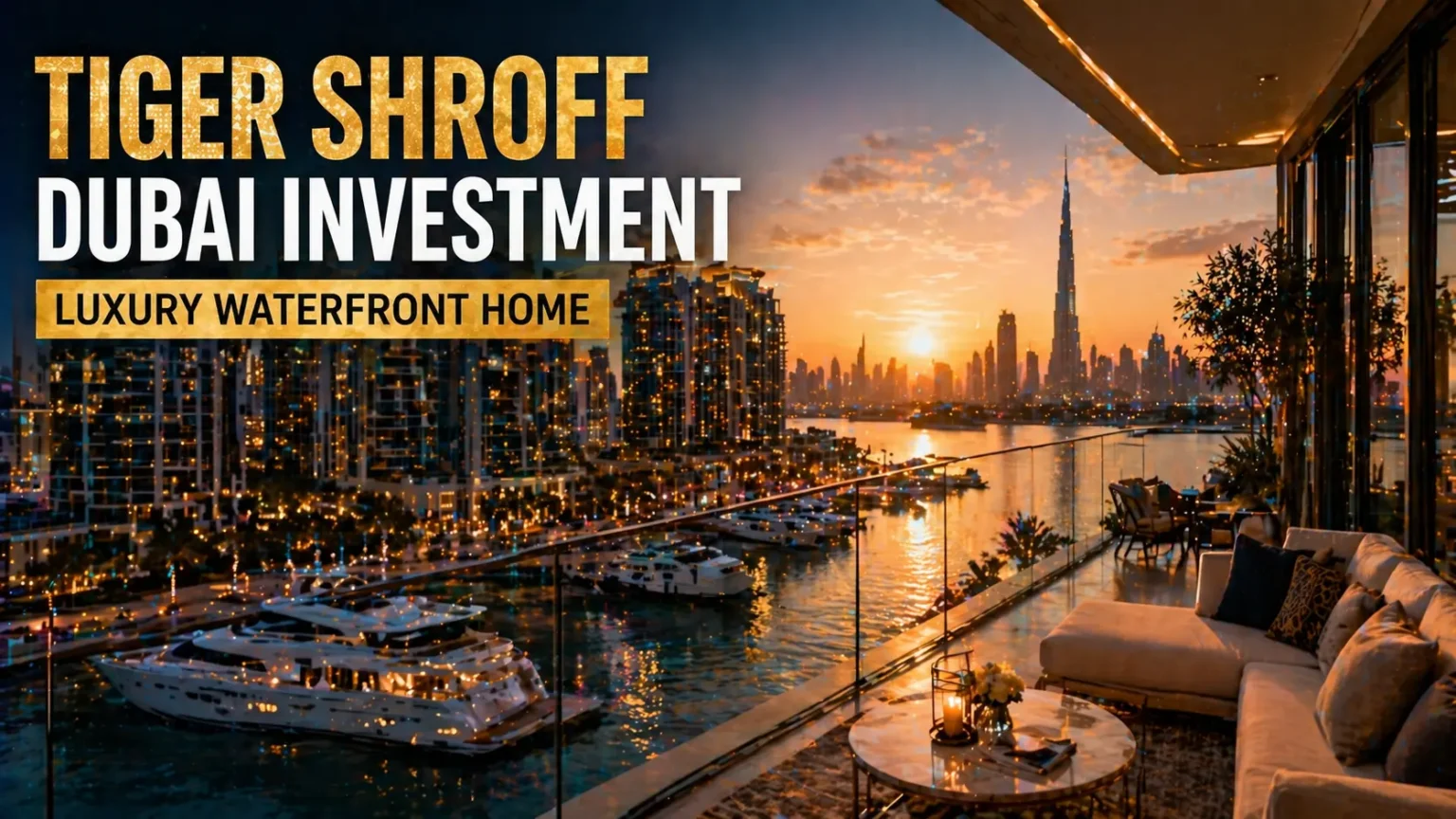 Tiger Shroff Buys Luxury Waterfront Property in Dubai Amid Rising Indian Investment Trend