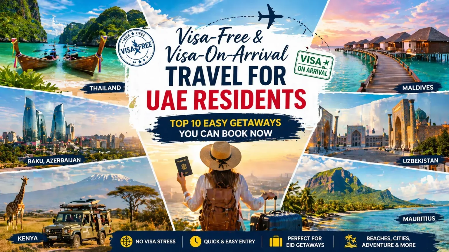 Top 10 Visa-Free and Visa-On-Arrival Countries for UAE Residents in 2026