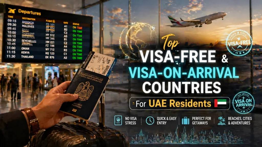 Top Visa-Free & Visa-On-Arrival Countries For UAE Residents