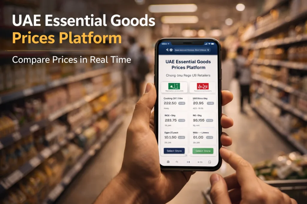 UAE Essential Goods Prices Platform - Compare Prices in Real Time