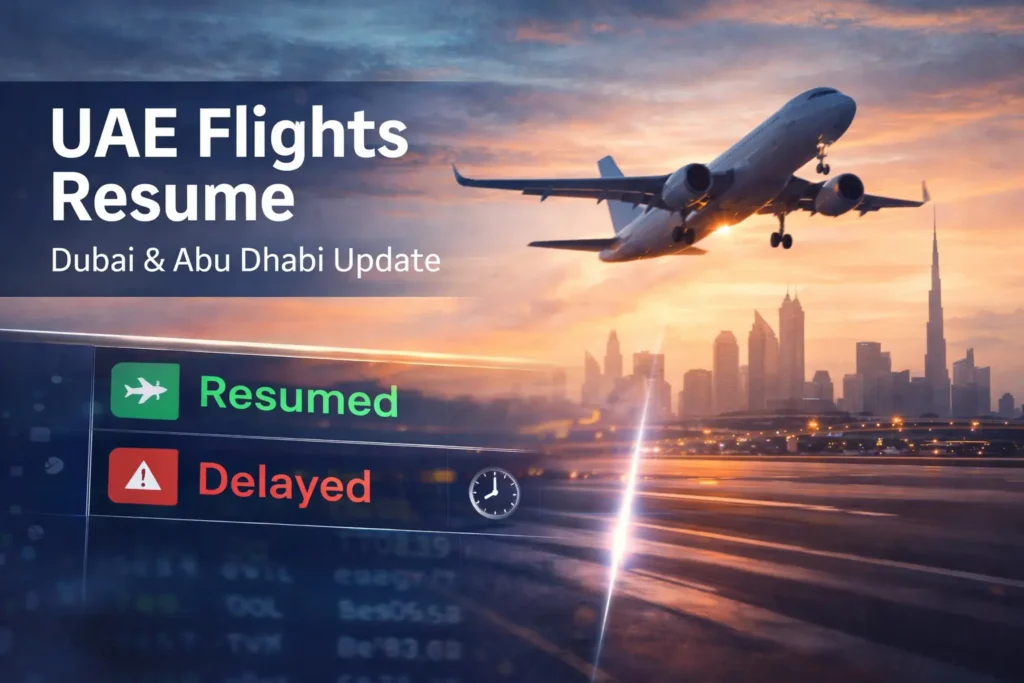 UAE Flights Resume Partially as Air India and IndiGo Issue Travel Advisory