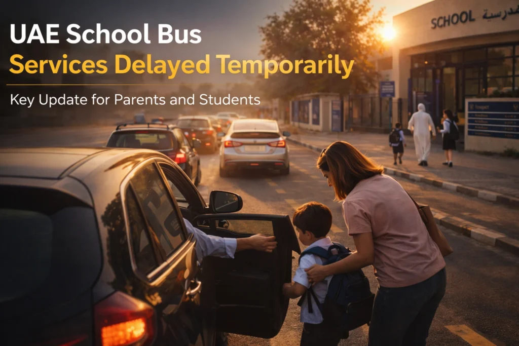 UAE School Bus Services Delayed Temporarily - Key Update for Parents and Students
