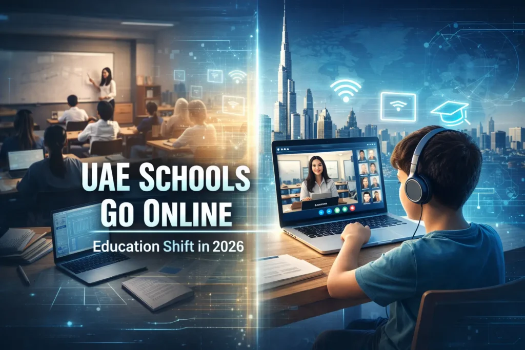 UAE Schools Shift Online Amid Regional Tensions: What It Means for Students and Parents UAE Schools Shift Online Amid Regional Tensions: What It Means for Students and Parents