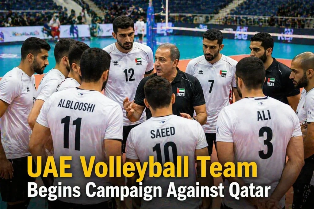 UAE Volleyball Team Begins Campaign Against Qatar