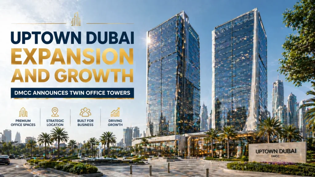 Uptown Dubai Expansion and Growth - DMCC Announces Twin Office Towers