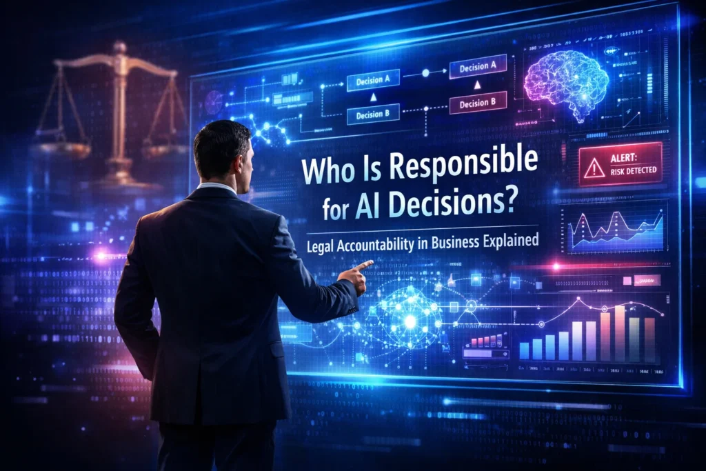 Who Is Legally Responsible for AI Decisions in Business? What UAE Companies Need to Know Who Is Legally Responsible for AI Decisions in Business? What UAE Companies Need to Know