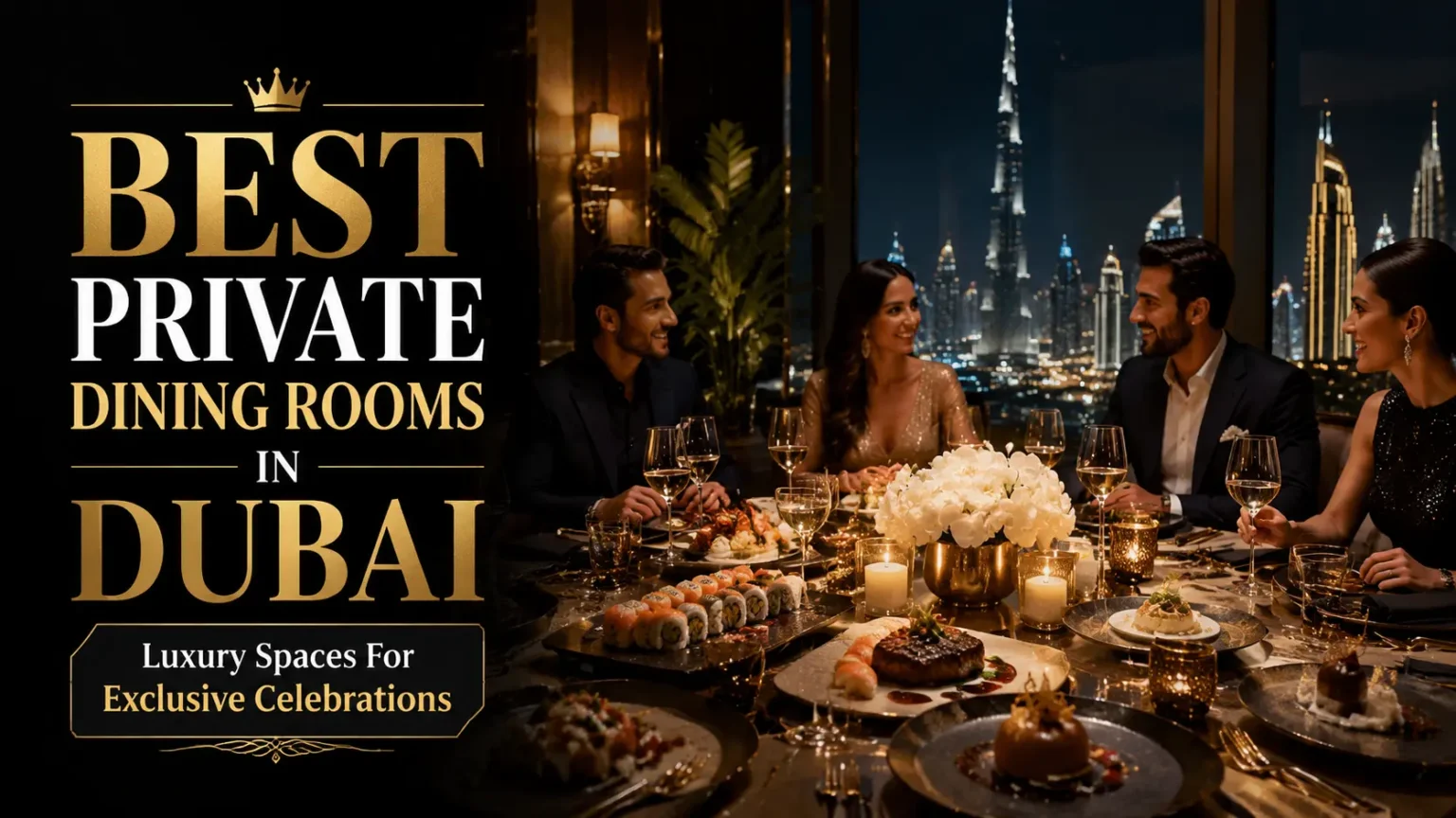 BEST PRIVATE DINING ROOMS IN DUBAI - Luxury Spaces For Exclusive Celebrations