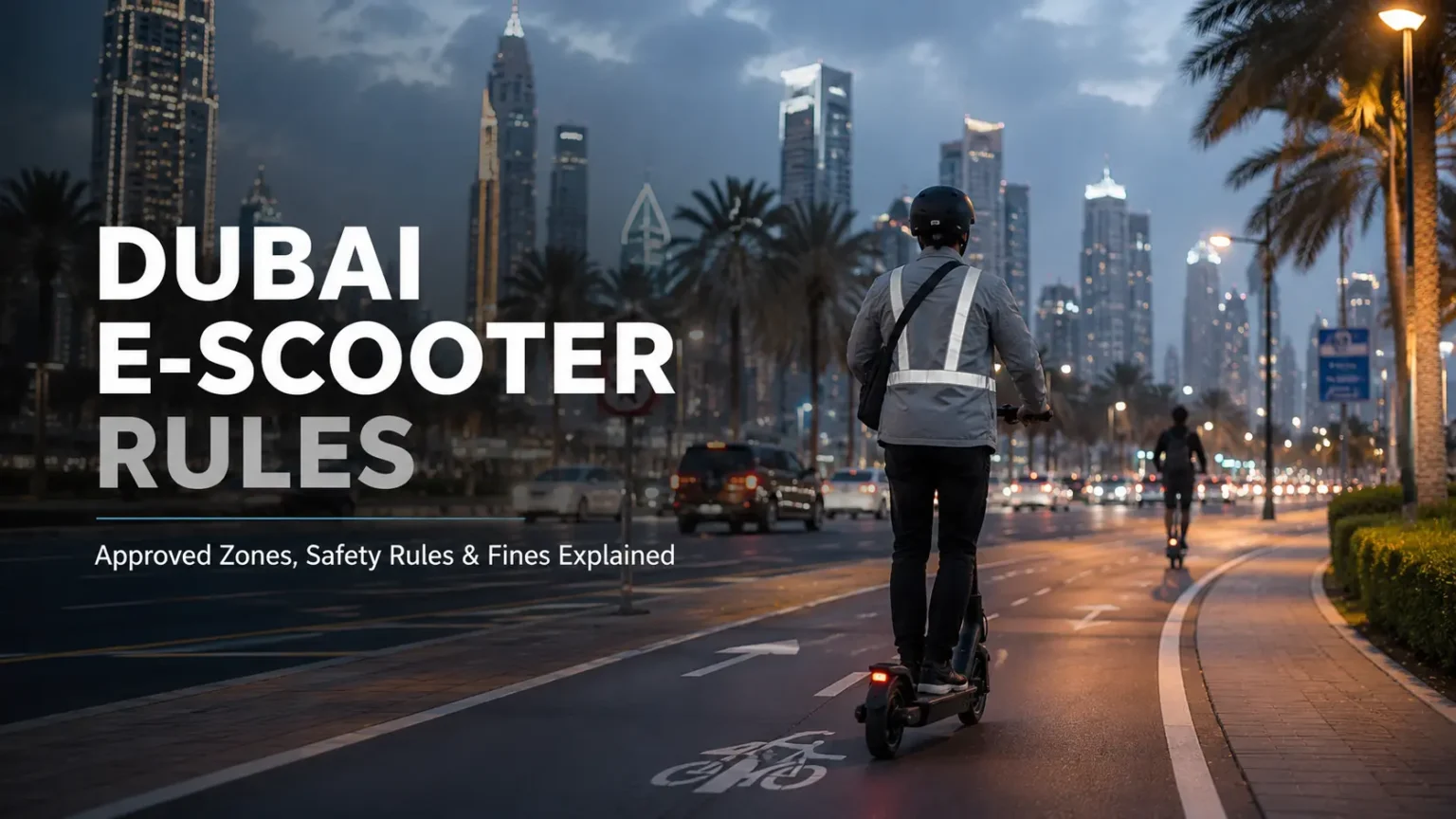 Dubai E-Scooter Rules Explained: Where Riders Can Travel, Restricted Zones, and Latest Fines