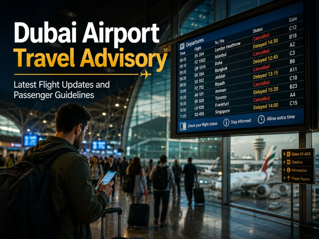 Dubai Airport Travel Advisory - Latest Flight Updates and Passenger Guidelines