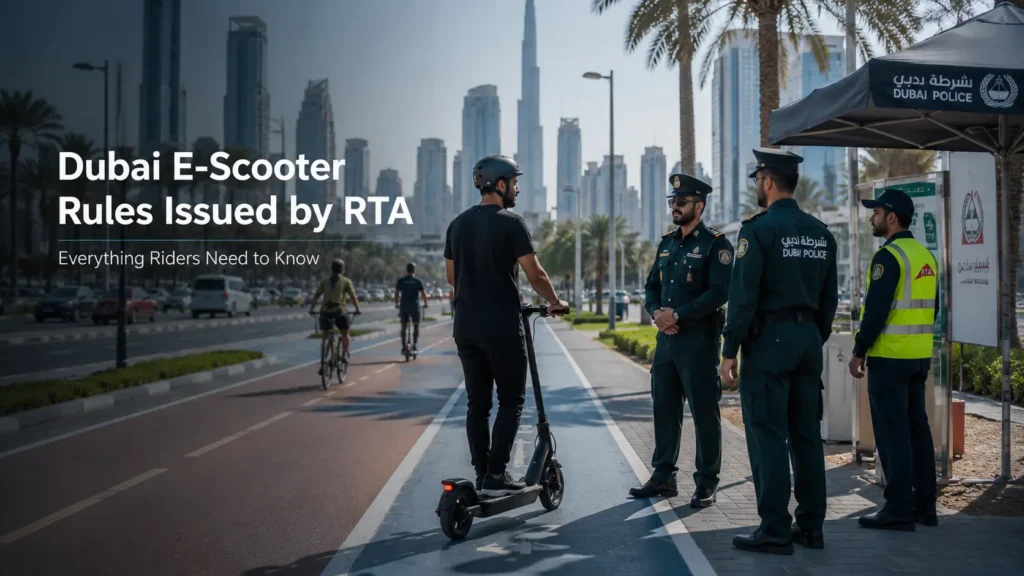 Dubai E-Scooter Rules Issued by RTA - Everything Riders Need to Know