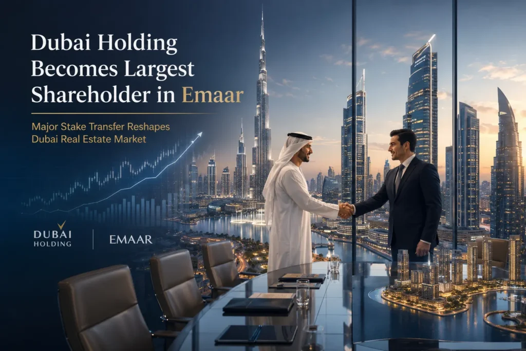 Dubai Holding Becomes Largest Shareholder in Emaar — Here's What the Deal Means for Dubai Real Estate Market