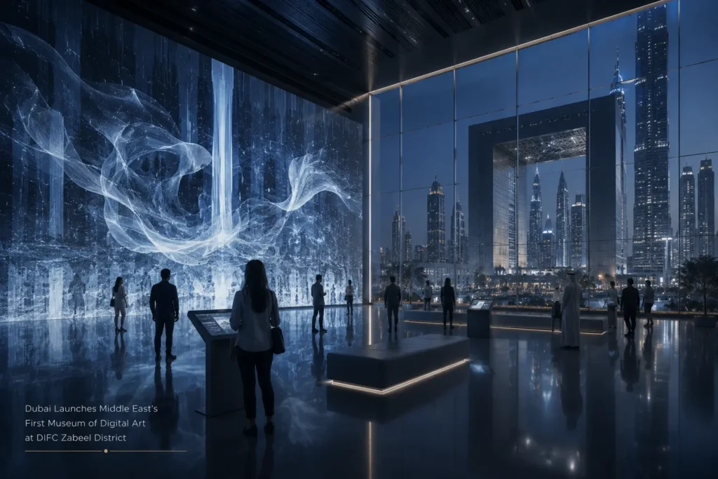 Dubai Launches Middle East's First Museum of Digital Art at DIFC Zabeel District