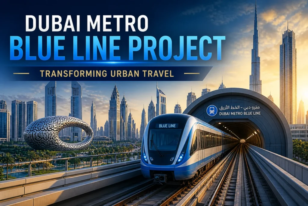 Dubai Metro Blue Line Construction Begins, Aims to Cut Traffic by 20%
