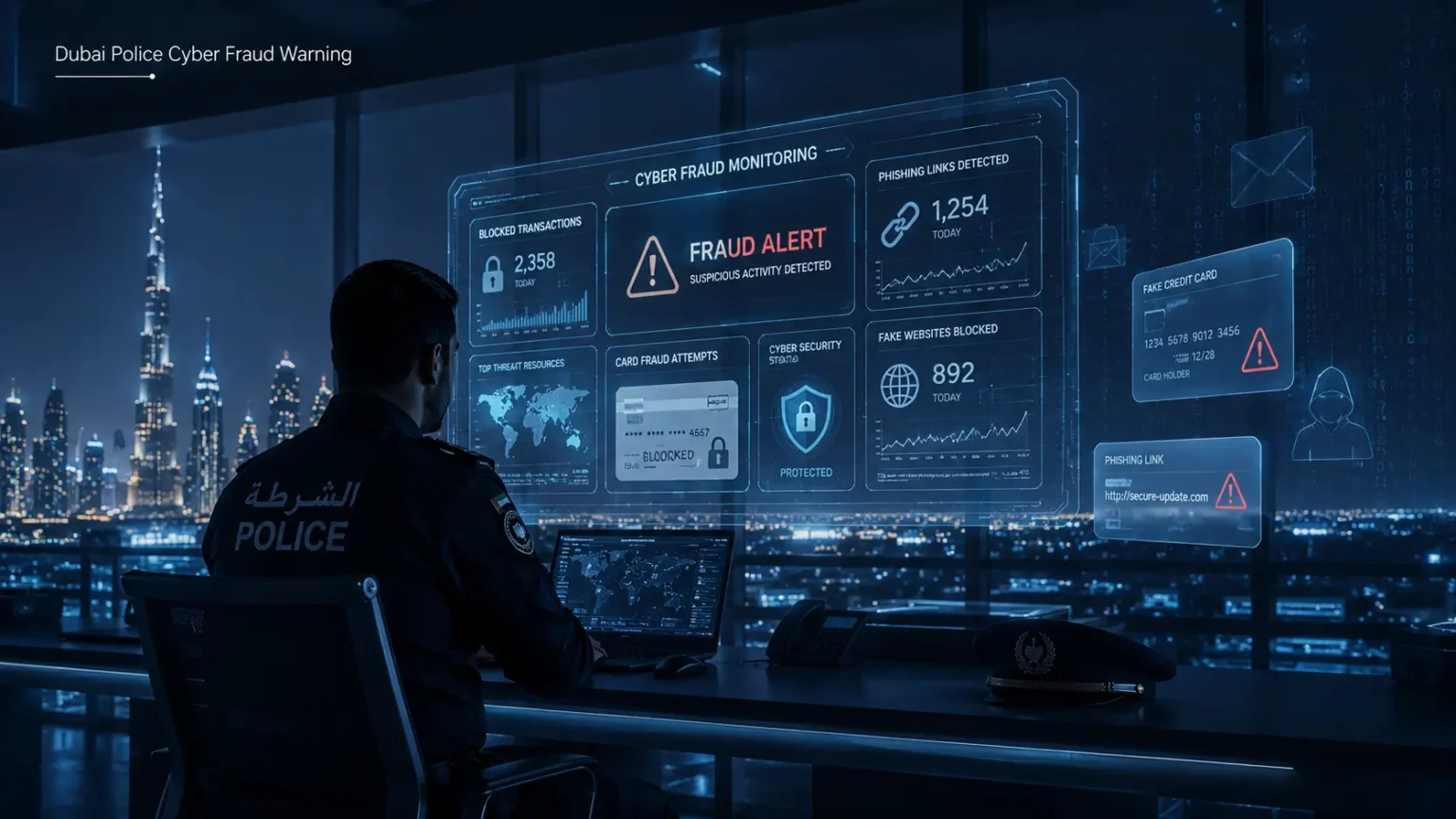 Dubai Police Warn Residents Against Buying Stolen Credit Cards Online