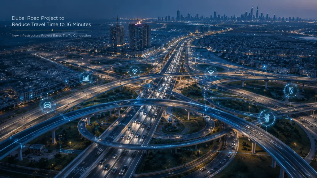 Dubai New Road Project to Reduce Travel Time to 16 Minutes - New Infrastructure Project Eases Traffic Congestion
