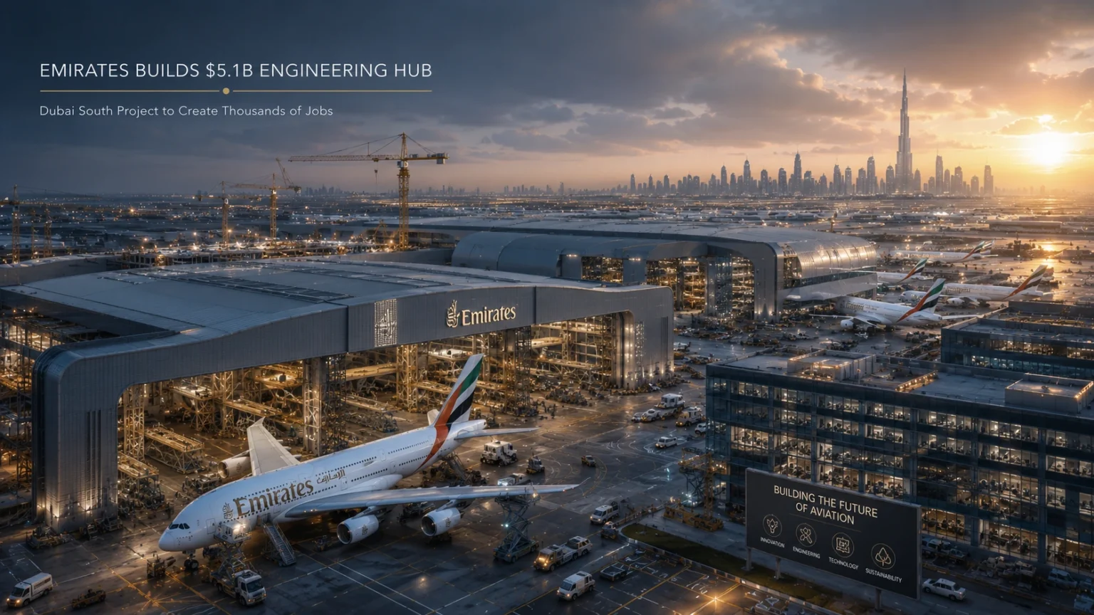 Emirates Launches $5.1 Billion Engineering Hub in Dubai South Emirates Launches $5.1 Billion Engineering Hub in Dubai South